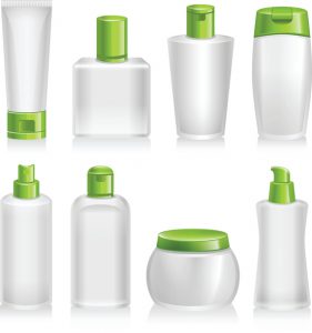 Vector Illustration of Cosmetic Products. Best for Beauty and Health, Cosmetics, Merchandise, Natural Products, Body Care, Healthy Lifestyle, Packaging, Design Elements Concept.